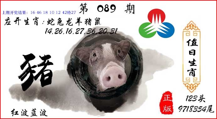 089期值日生肖[图]